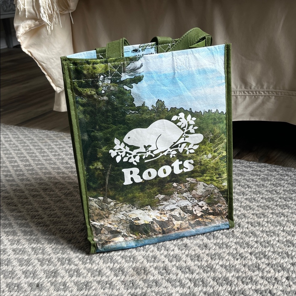 Roots Tote Bag Shopper Shopping Bag - Picture 3 of 8